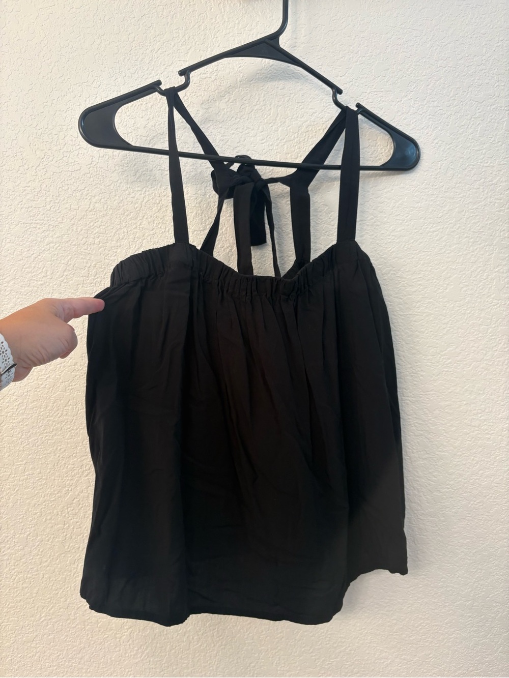 Old Navy Black Tie-Back Camisole